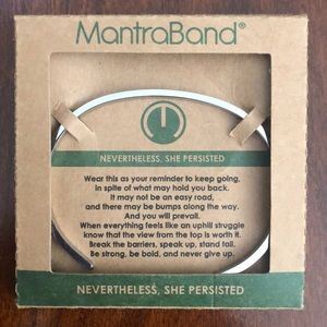 Bracelet- MantraBand “Nevertheless She Persisted”